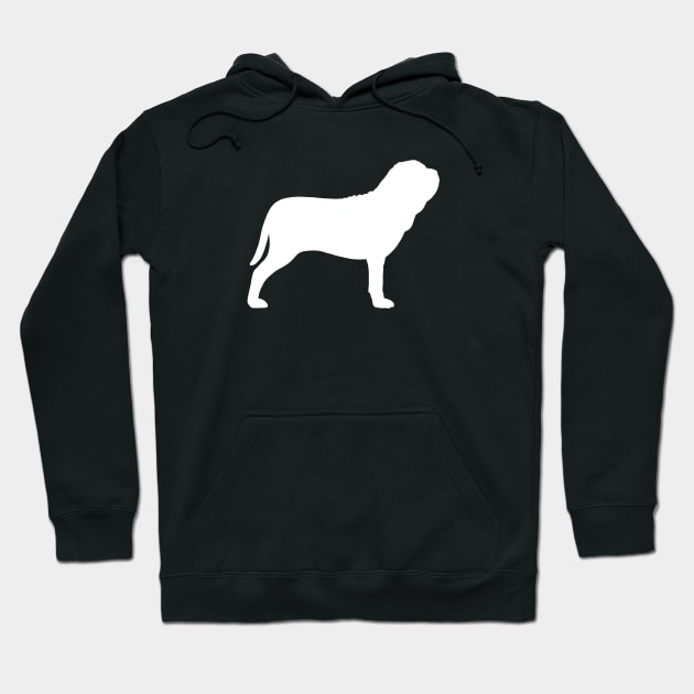 Neapolitan Mastiff Silhouette Hoodie by Coffee Squirrel